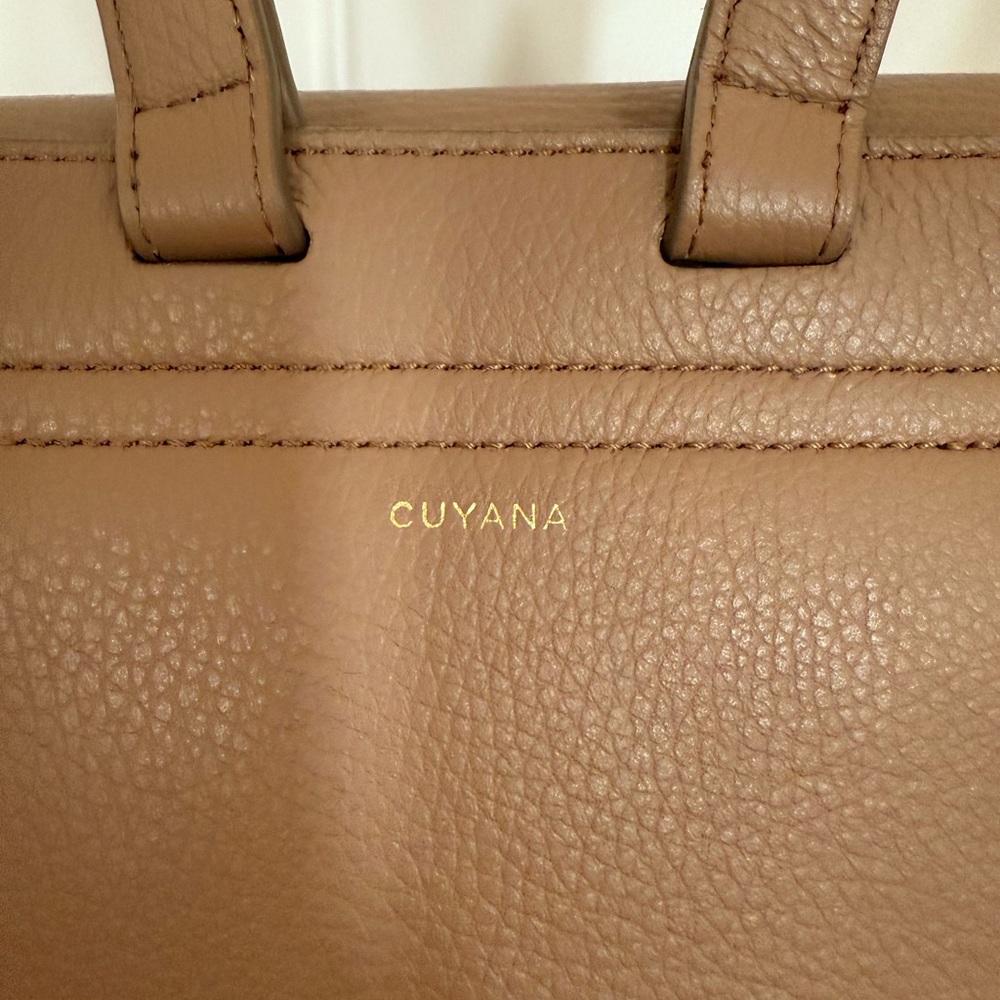 Cuyana Pebbled Leather Mini Backpack in Brown - Picture 3 of 8